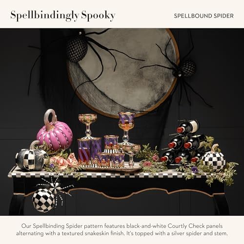 MACKENZIE-CHILDS Spellbound Spider Pumpkin Decor 1