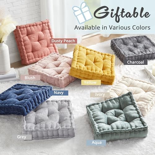 Intelligent Design Azza Floor Pillow Ivory
