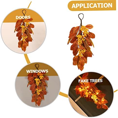 Autumn Door Hanging Maple Leaf Garland