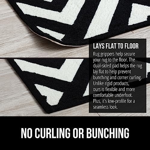 GORILLA GRIP 16 Pack Rug Gripper Pads for Hard Floors 1