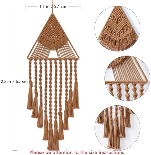 LOMOHOO Dream Catcher Wall Hanging Triangle Tassel