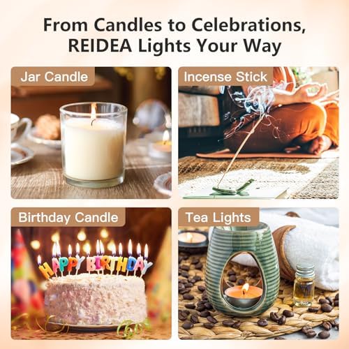 REIDEA S4 Pro Flameless Windproof Electric Lighter Rose Gold
