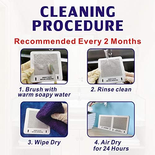 LUFUTATECH Universal Ozone Ceramic Plates 2Pack