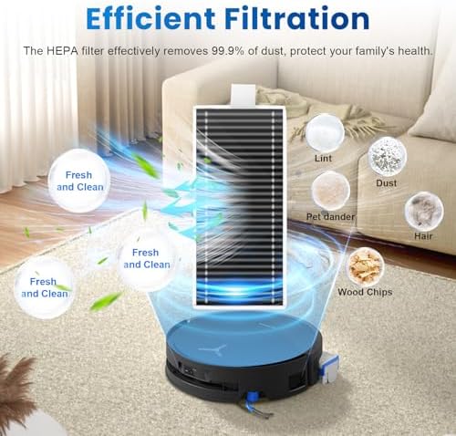 DrFlito 19-Pack Replacement Accessories for ECOVACS DEEBOT X9 Pro Omni