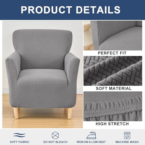 HAOYONG Armchair Slipcover - Stretch Jacquard 1-Piece Removable Washable