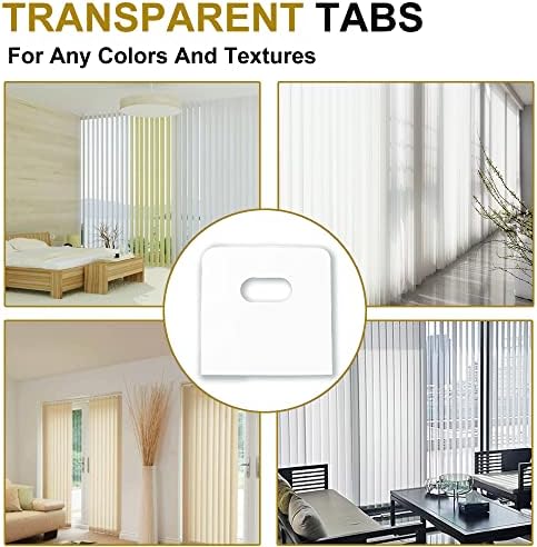 Lofrcin Vertical Blind Repair Tabs 40pcs Set