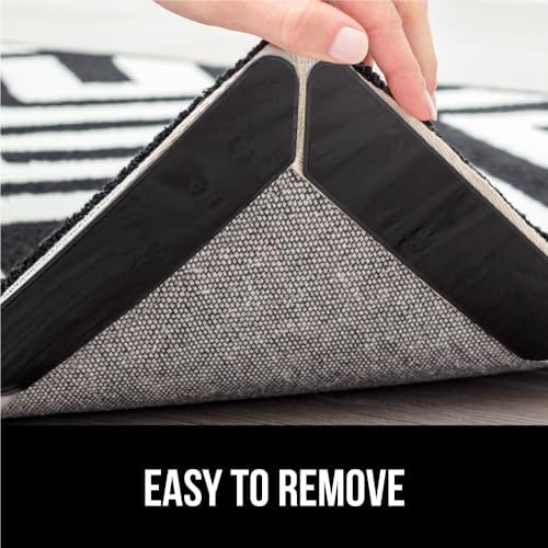 GORILLA GRIP 16 Pack Rug Gripper Pads for Hard Floors 1