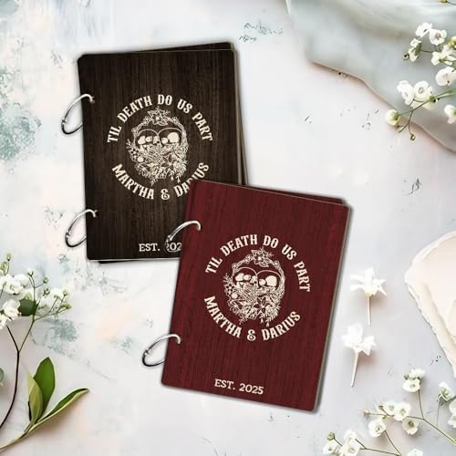 La Boda Personalized Card Album Keeper with Metal Buckles 1