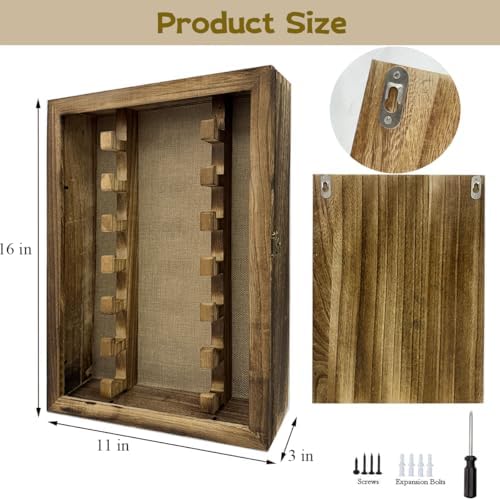 LITAITAI Knife Display Case - Pocket Knife Wall Mount