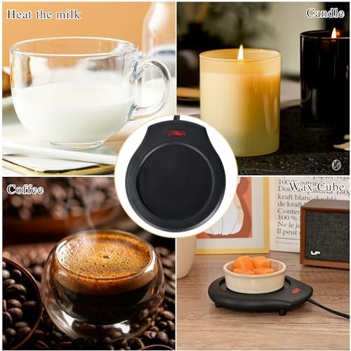 ASAWASA Candle Warmer for Large Jar and Coffee Mug