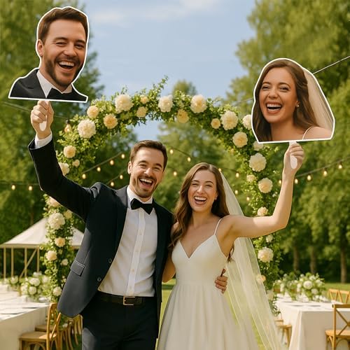 Custom Cutout Big Head Stick with 9 Sizes Upload Your Photo
