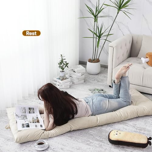 BALAPET Floor Lounger Pillow - Foldable Tufted Easy Storage