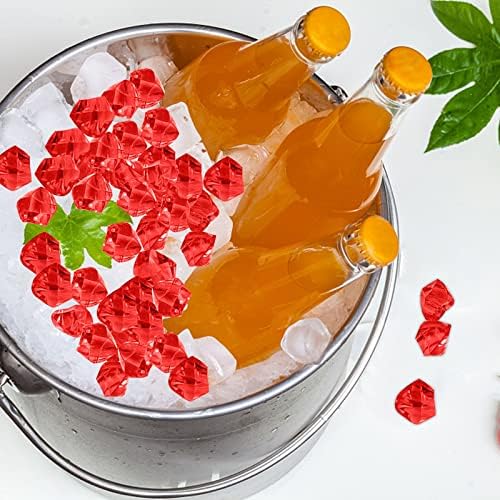 VESNIBA 50PCS Clear Acrylic Vase Decorative Stones