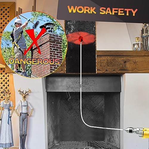 Cleancraft Chimney Sweep Kit - 33 Feet 10 Rods