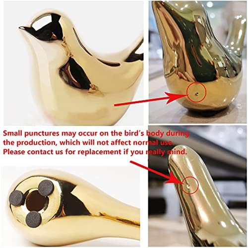 FANTESTICRYAN Golden Bird Statue Modern Home Decor