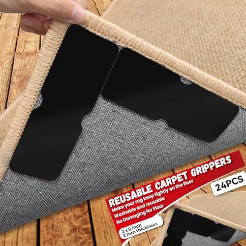 Urdar Brunnr Rug Grippers 8Pcs Non-Slip Tape Pads