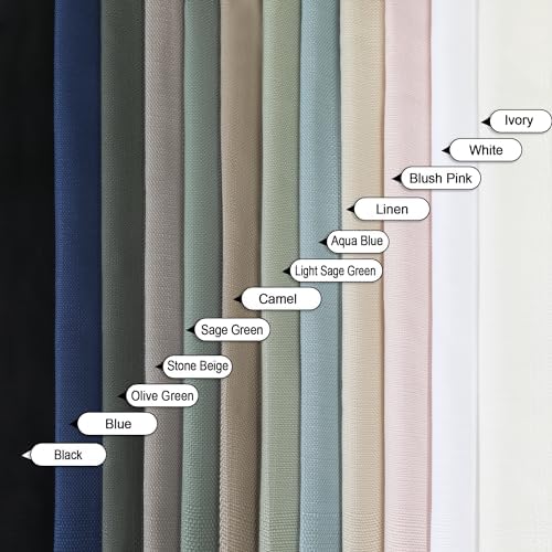 Chyhomenyc Dark Grey 30 Inch Curtains 2PCS