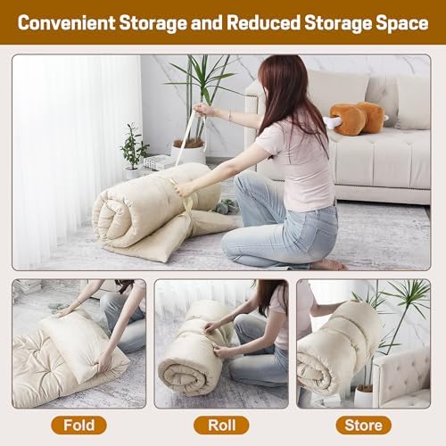 BALAPET Floor Lounger Pillow - Foldable Tufted Easy Storage