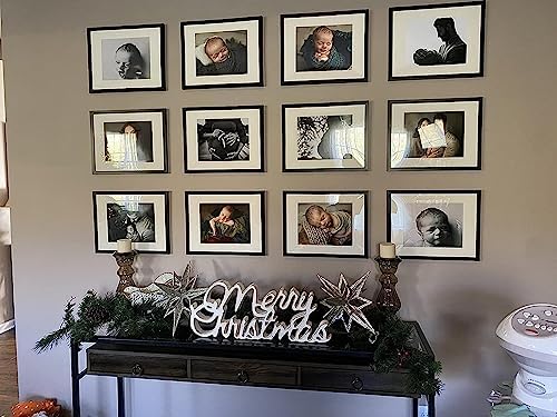 upsimples 11x14 Picture Frame Set of 5 Black