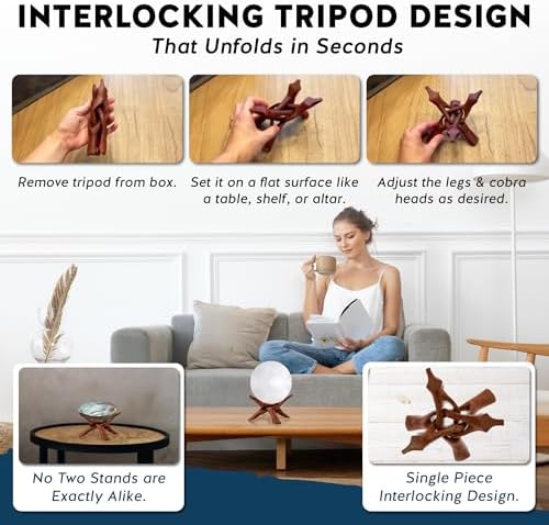 Alternative Imagination Folding Mango Wood Display Stand