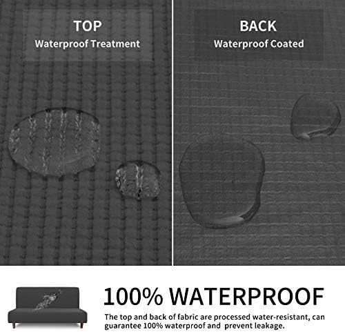 Easy-Going 100 Waterproof Futon Cover Dark Gray