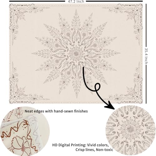 Damanse Floral Mandala Wall Tapestry 3480 x 4720