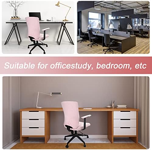 Tallew 4 Pcs Office Chair Covers Set for Rotating Chairs 1