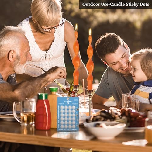 Candle Sticky Dots - 4 Pack 96 Dots for Secure Hold