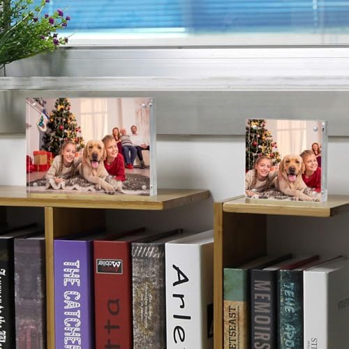 NIUBEE 5x5 Magnetic Photo Frame with Gift Box