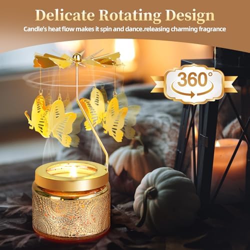 Unique Rotating Candles for Women Birthday Gifts