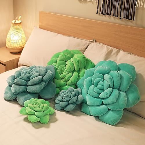 Hand-Stitched Plush Plant Pillow 50cm