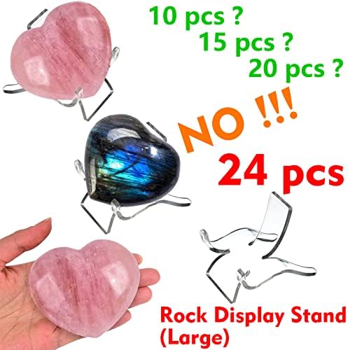 LRANFOW Crystal Stand 24PCS Slotted Display Stand 1