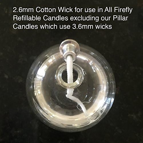 Firefly 5 Ft 26mm Braided Cotton Wick for Oil Lamps