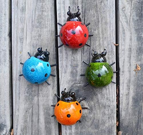GIFTME 5 Wall Art Decor Set of 4 Cute Ladybugs