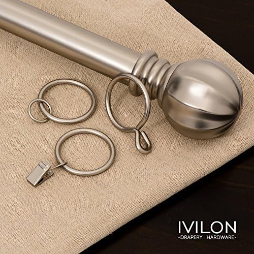 Ivilon Drapery Eyelet Curtain Rings - Warm Gold Set of 14 1