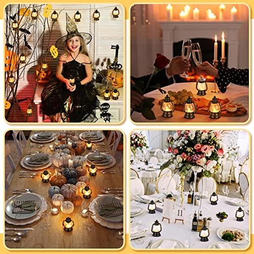 Ferraycle Mini Lantern Decor Set 12 Pcs Black