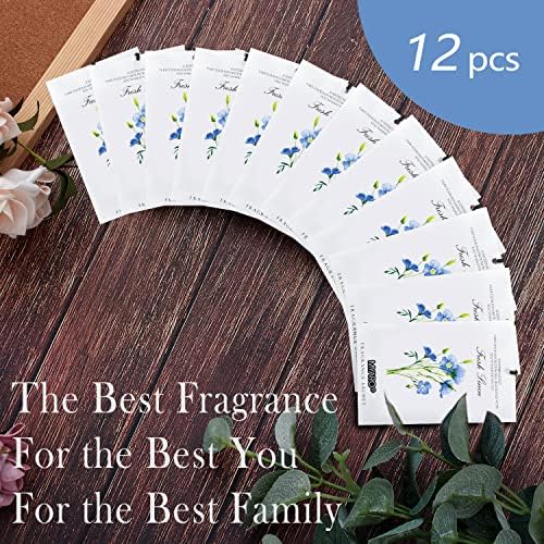 MYARO 12 Pack Linen Scented Sachets for Closets