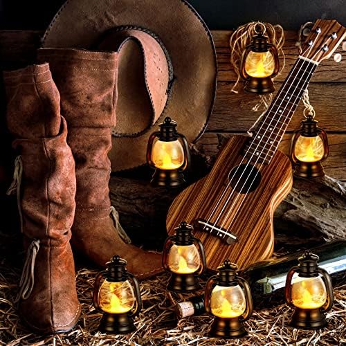 Ferraycle Mini Lantern Decor Set 12 Pcs Black