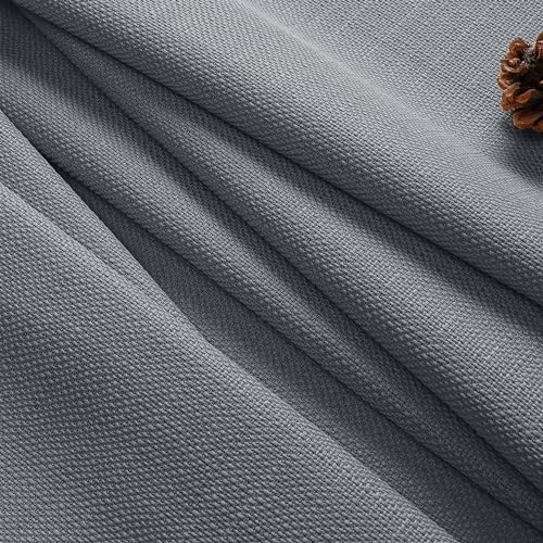 Chyhomenyc Dark Grey 30 Inch Curtains 2PCS