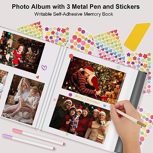 Zesthouse Photo Album with Magnetic Pages and Self-Adhesive Design
