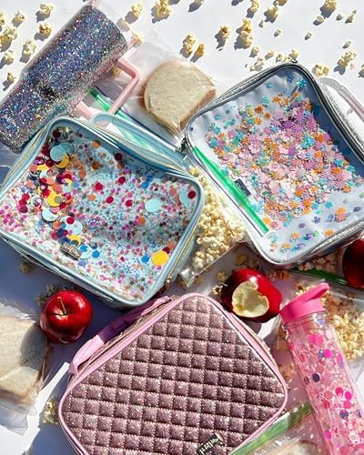 Packed Party Flower Shop Confetti Lunch Bag - Pink Large